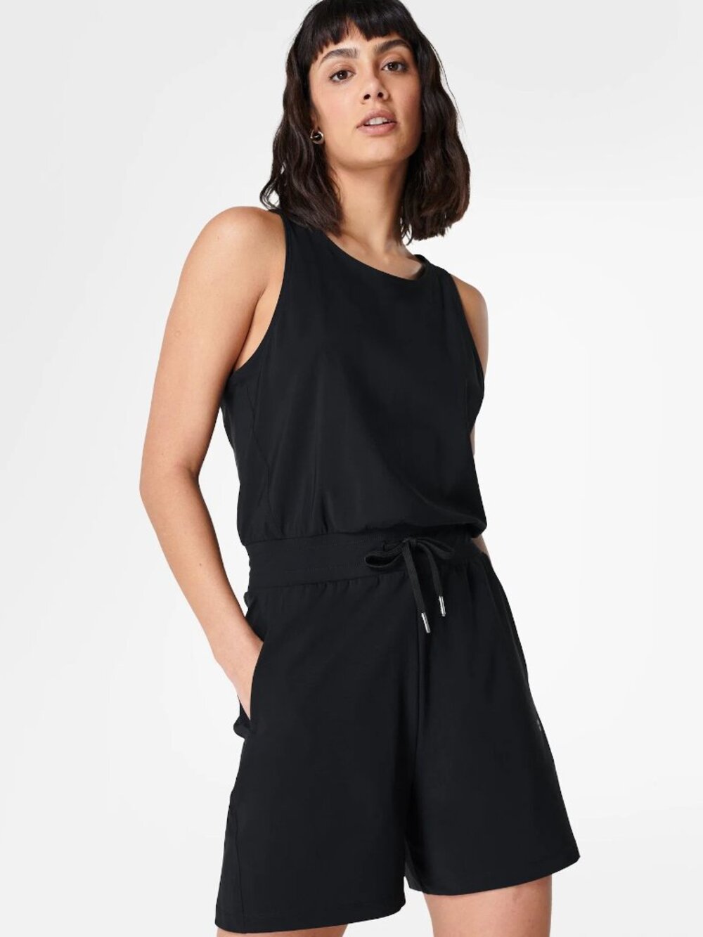 NWT Sweaty Betty Explorer Romper Black Size Medium